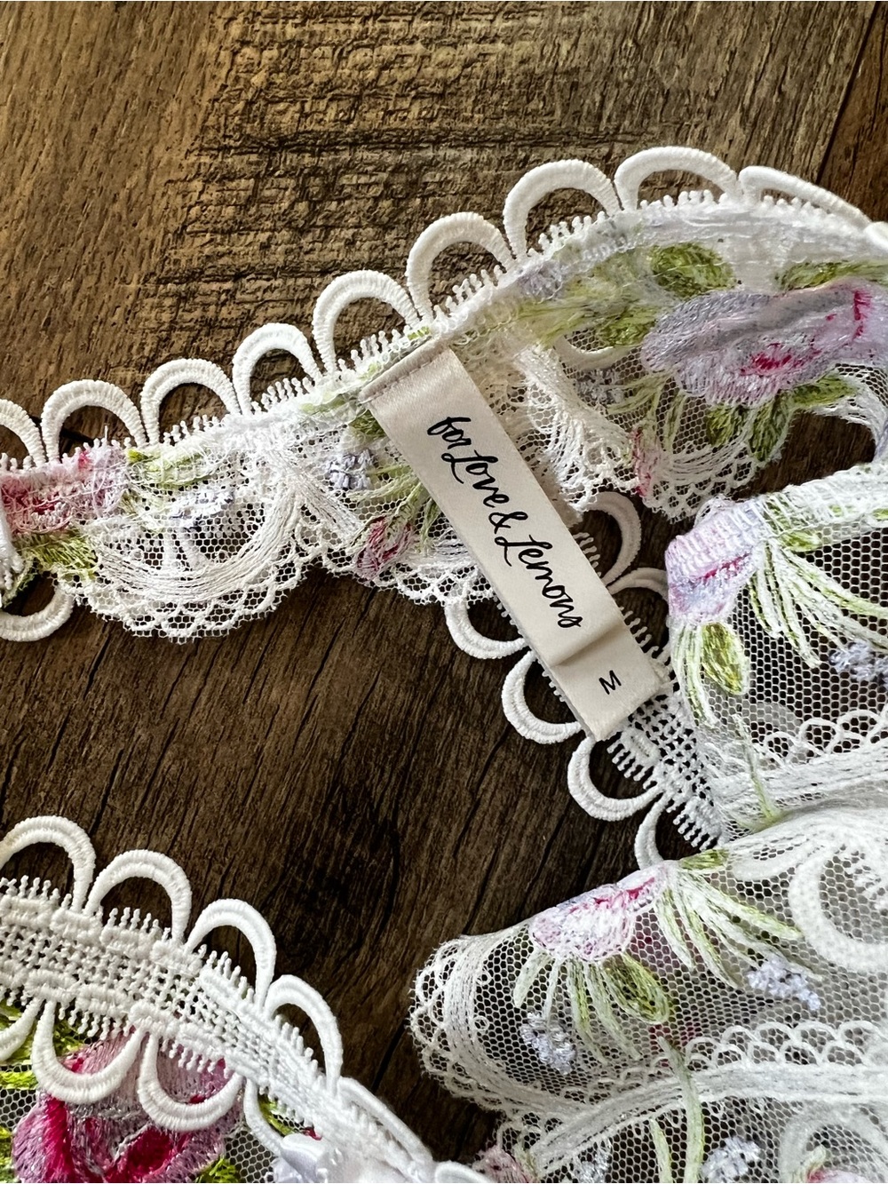 For love and lemons trellis rose garter belt medium - Picture 14 of 16
